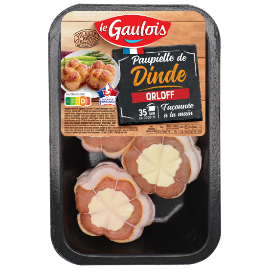 Paupiettes de dinde Orloff Le Gaulois
