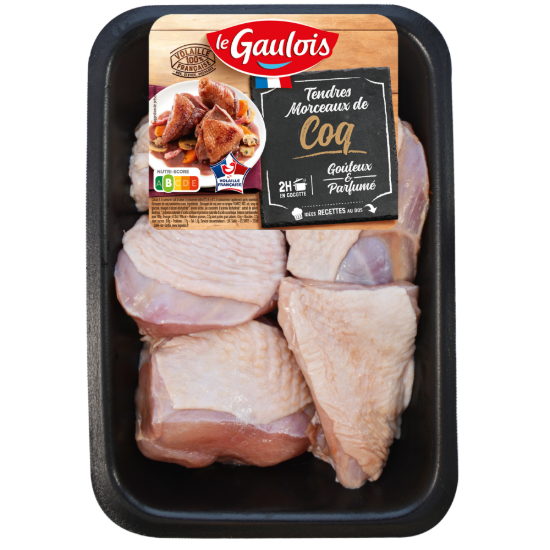 Tendres morceaux de coq 700g environ Le Gaulois