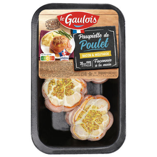 Paupiettes de poulet x4 bacon moutarde Le Gaulois