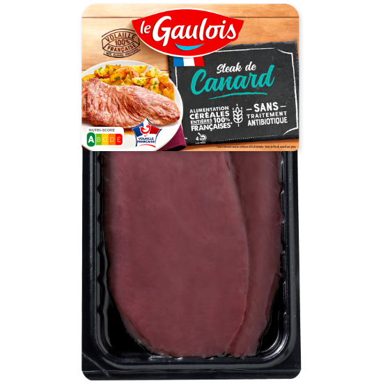 Steaks de canard X2 S/SKIN Le Gaulois