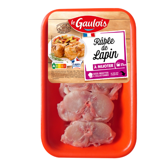 Râbles de lapin tranchés fin Le Gaulois