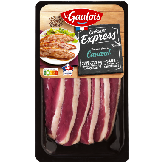 Tranches fines de canard Le Gaulois