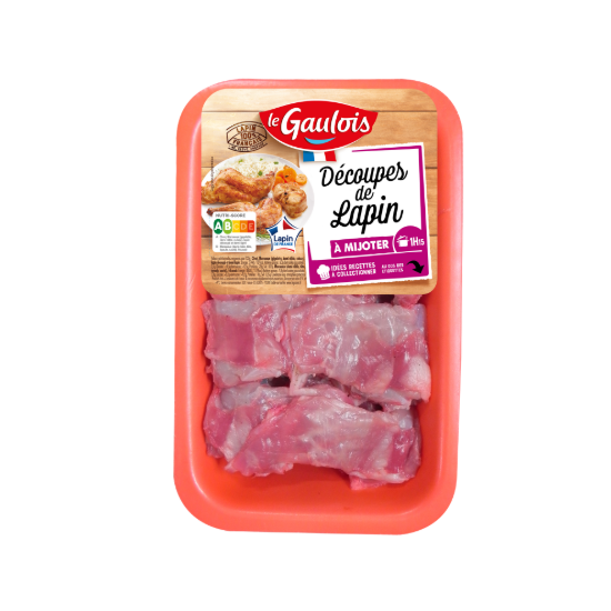 Visuel du pack fricassé de lapin  Le Gaulois, élaborées avec de la volaille française